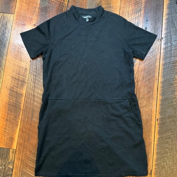 Toad & Co Byrne Shift Dress Women’s Size M | Black Organic Cotton Recycled Blend - Picture 2 of 7